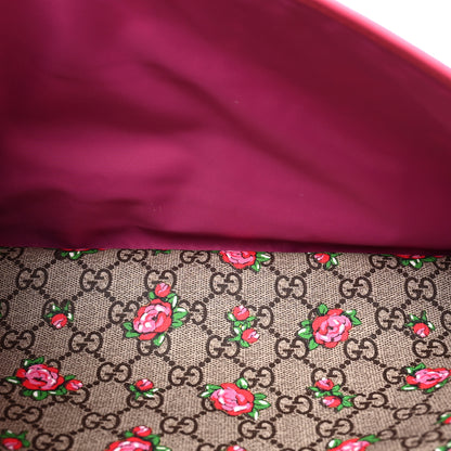 Gucci GG Supreme Monogram Rose Bud Diaper Bag Pink 7 of 16