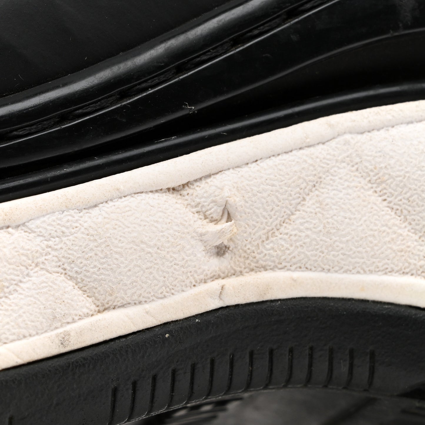 Velvet Calfskin Mixed Fibers CC Sneakers 37 Black
