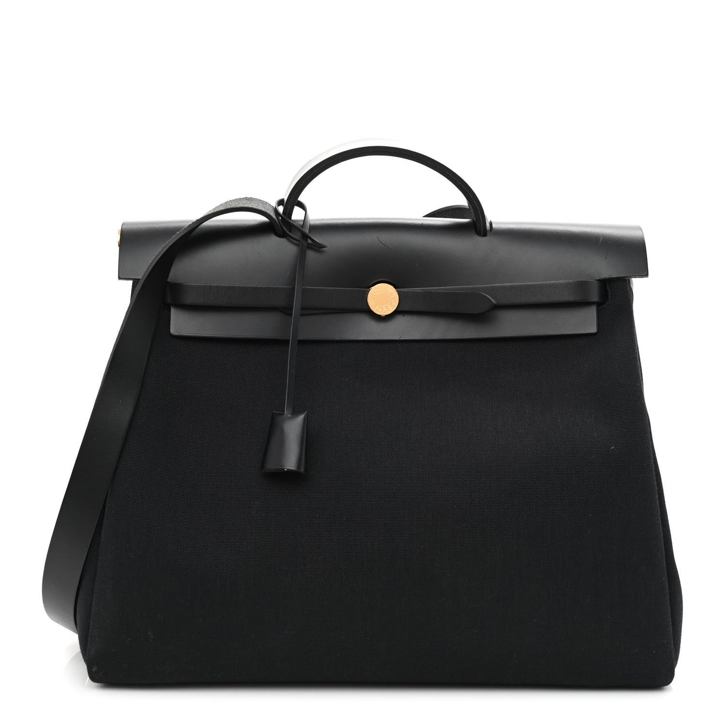 Toile Vache Calfskin Herbag 39 MM Black