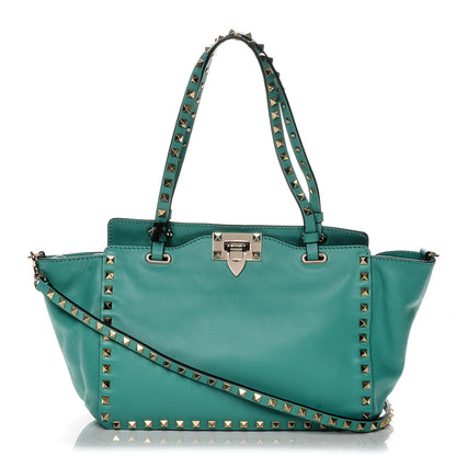 Valentino Garavani Vitello Small Rockstud Tote Colibri 1 of 7