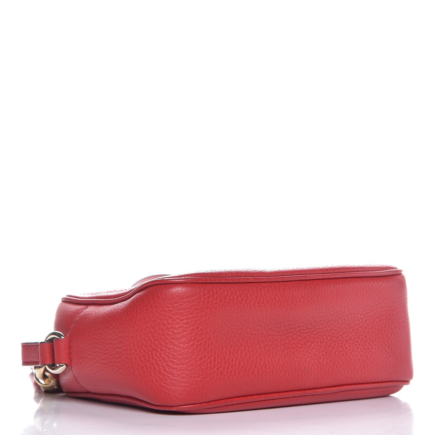 Pebbled Calfskin Small Soho Disco Bag Tabasco Red