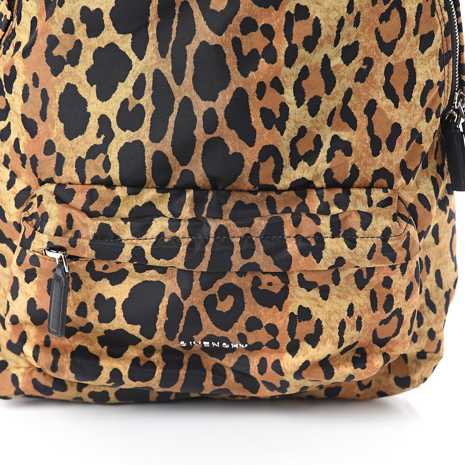 Givenchy Nylon Calfskin Leopard Print Backpack 6 of 8