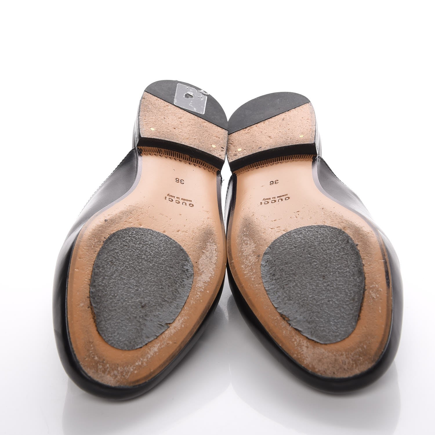 Gucci Calfskin Womens Princetown Slippers 36 Black 7 of 19