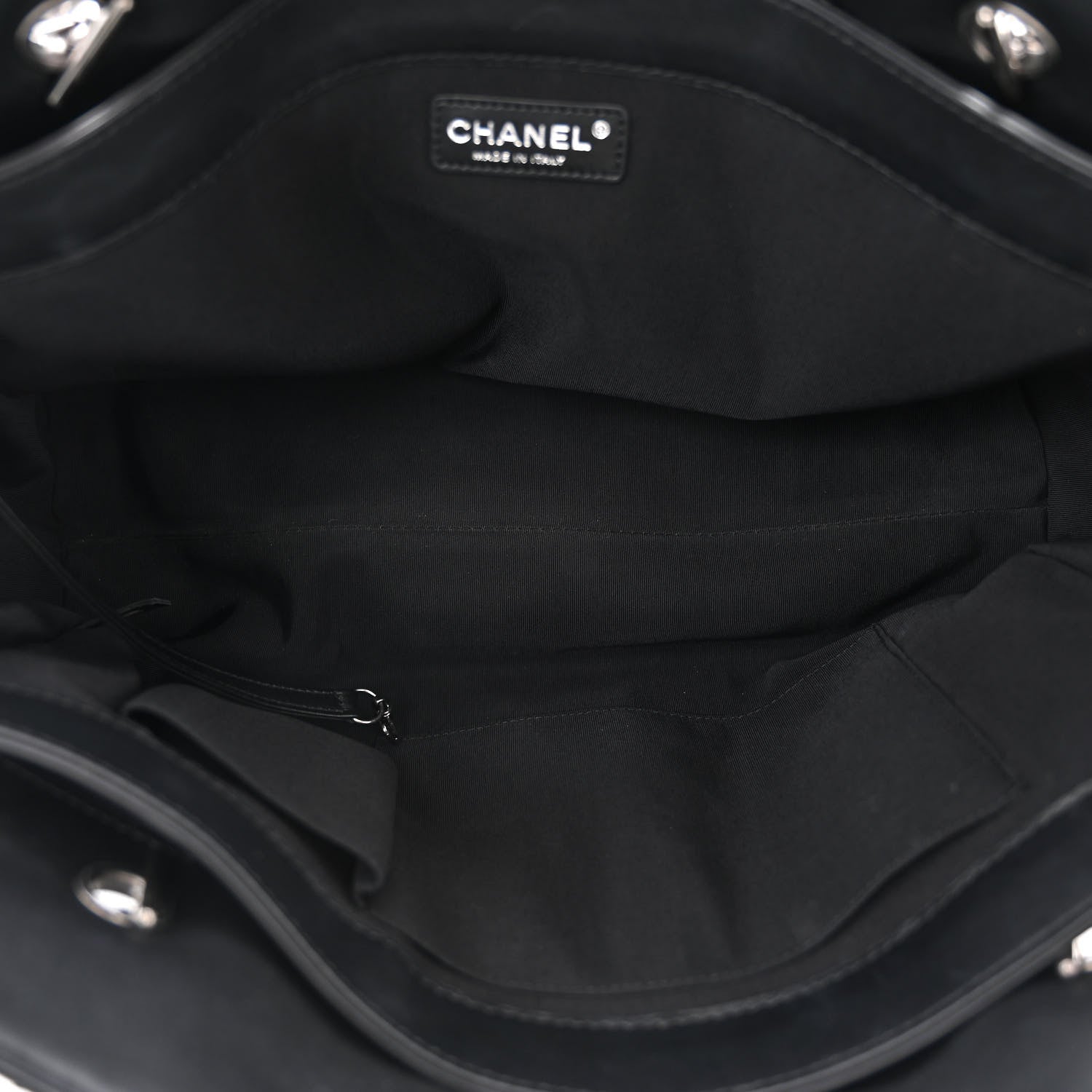 Chanel Patent Quilted Reverso Boy Tote Black 5 of 10