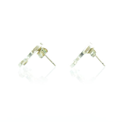 Chanel CC Earrings Silver 3 of 5