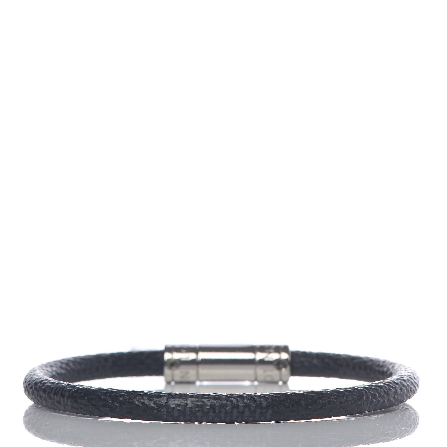 Louis Vuitton Damier Graphite Keep It Bracelet 19 3 of 5