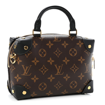 Louis Vuitton Monogram Petite Malle Souple Black 3 of 8