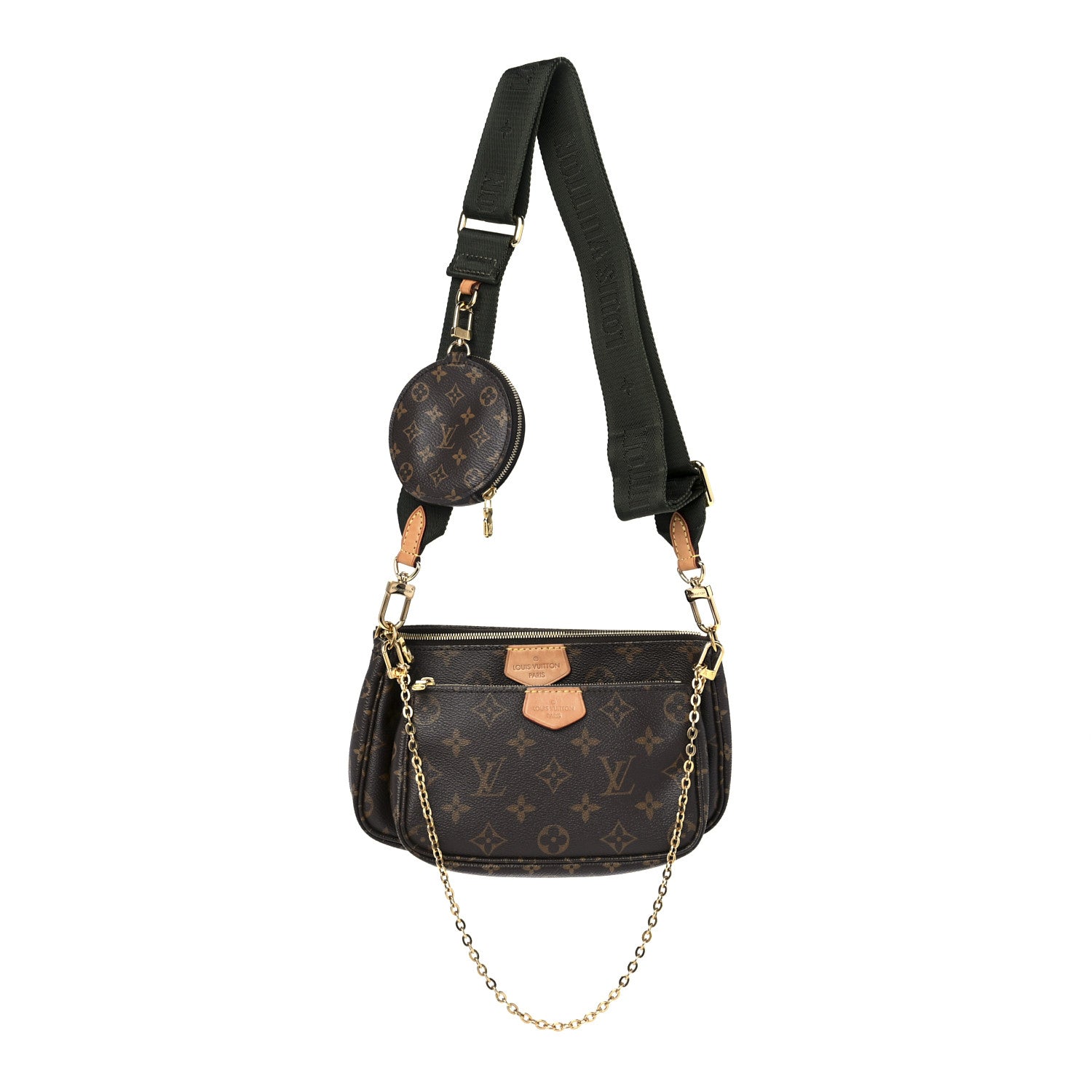 Louis Vuitton Monogram Multi Pochette Accessories Kaki 1 of 11