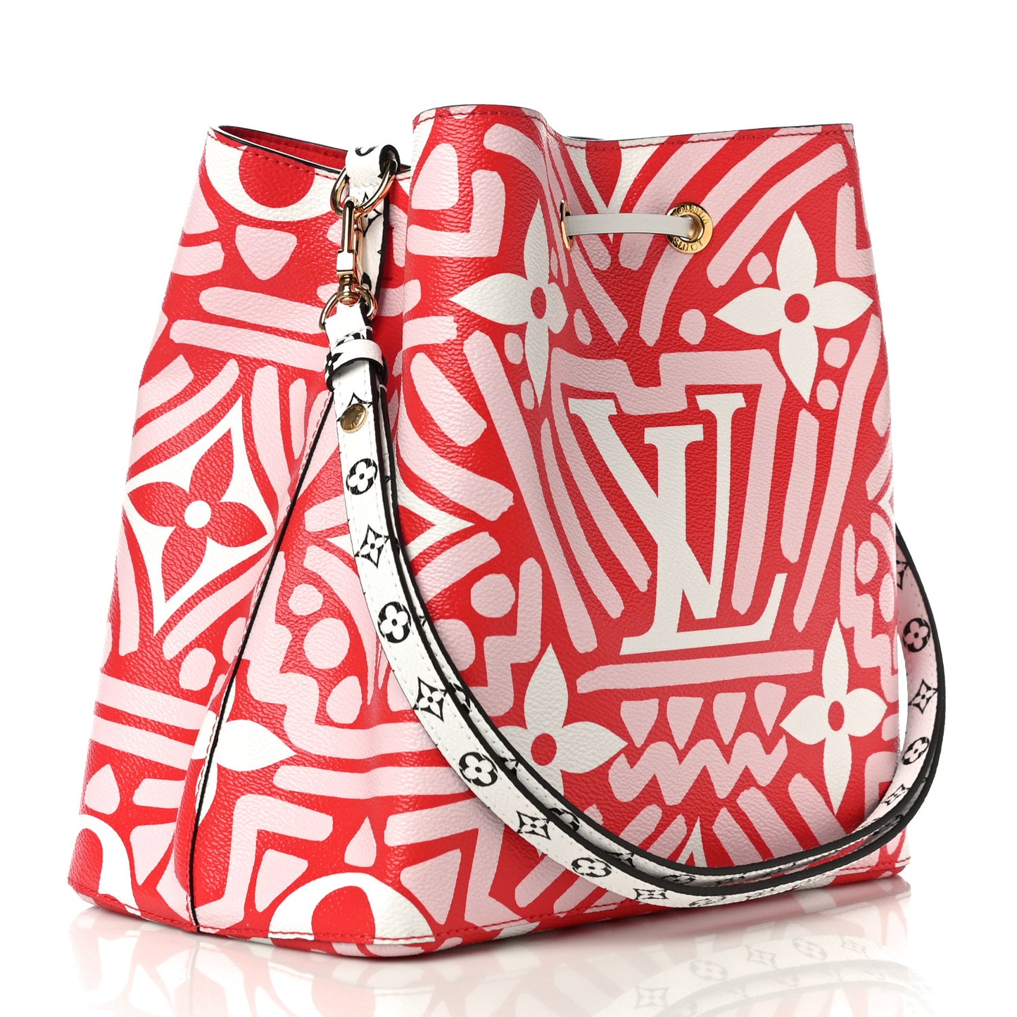 Monogram Giant Crafty NeoNoe MM Rouge Rose Creme