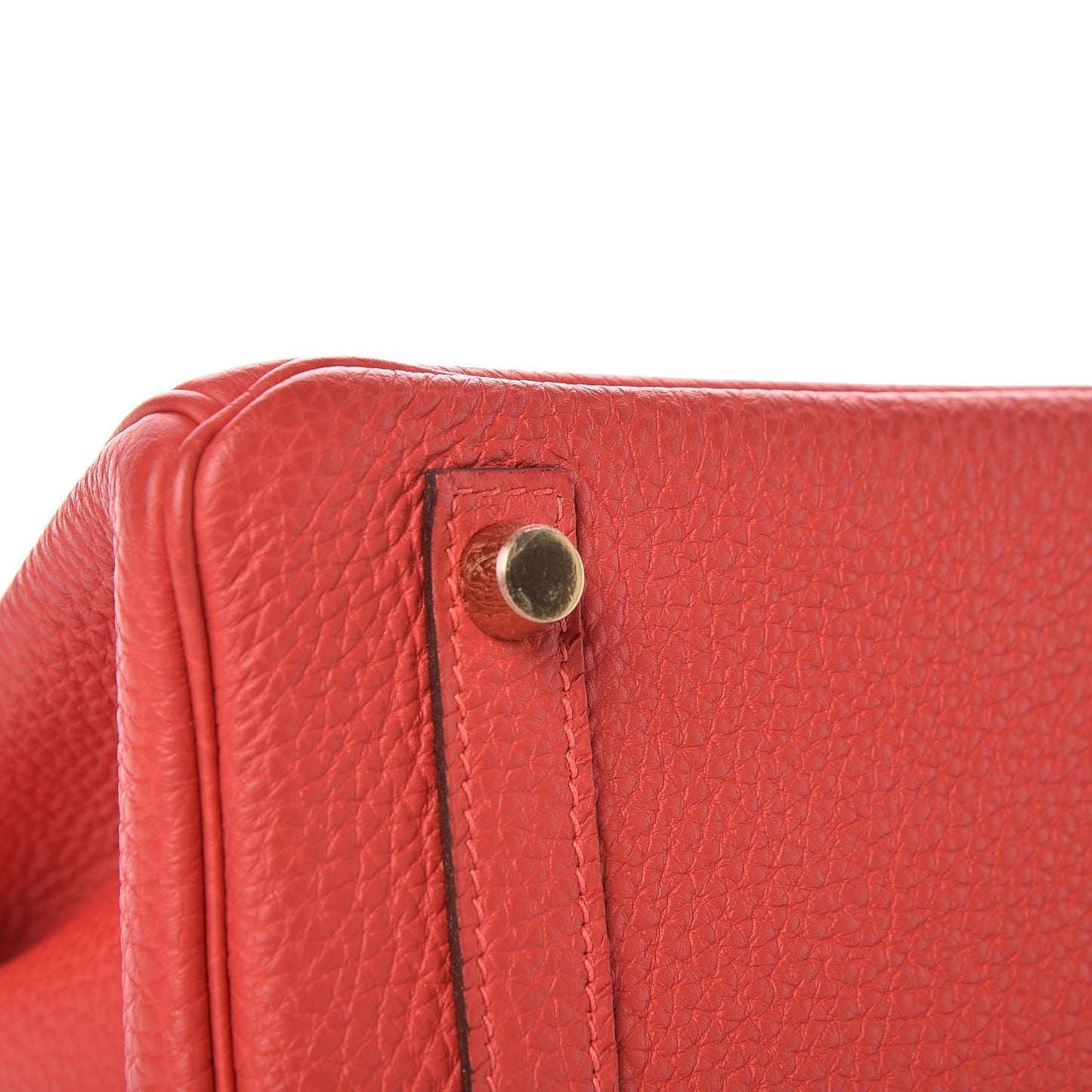 Togo Birkin 25 Rouge Pivoine