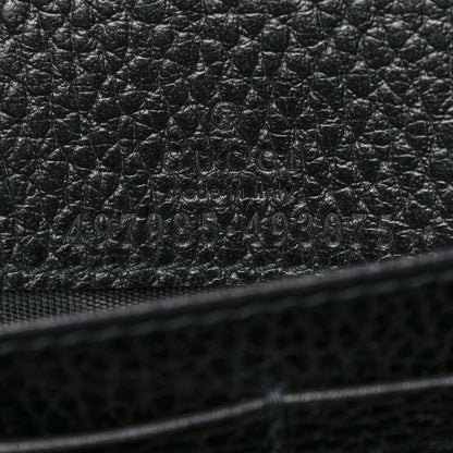 Gucci Calfskin Mini GG Marmont Chain Wallet Black 7 of 12
