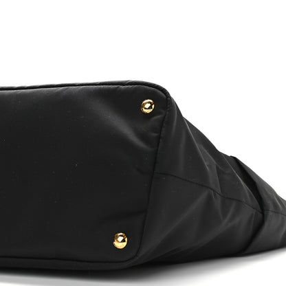 Prada Tessuto Nylon Calfskin Tote Black 8 of 10
