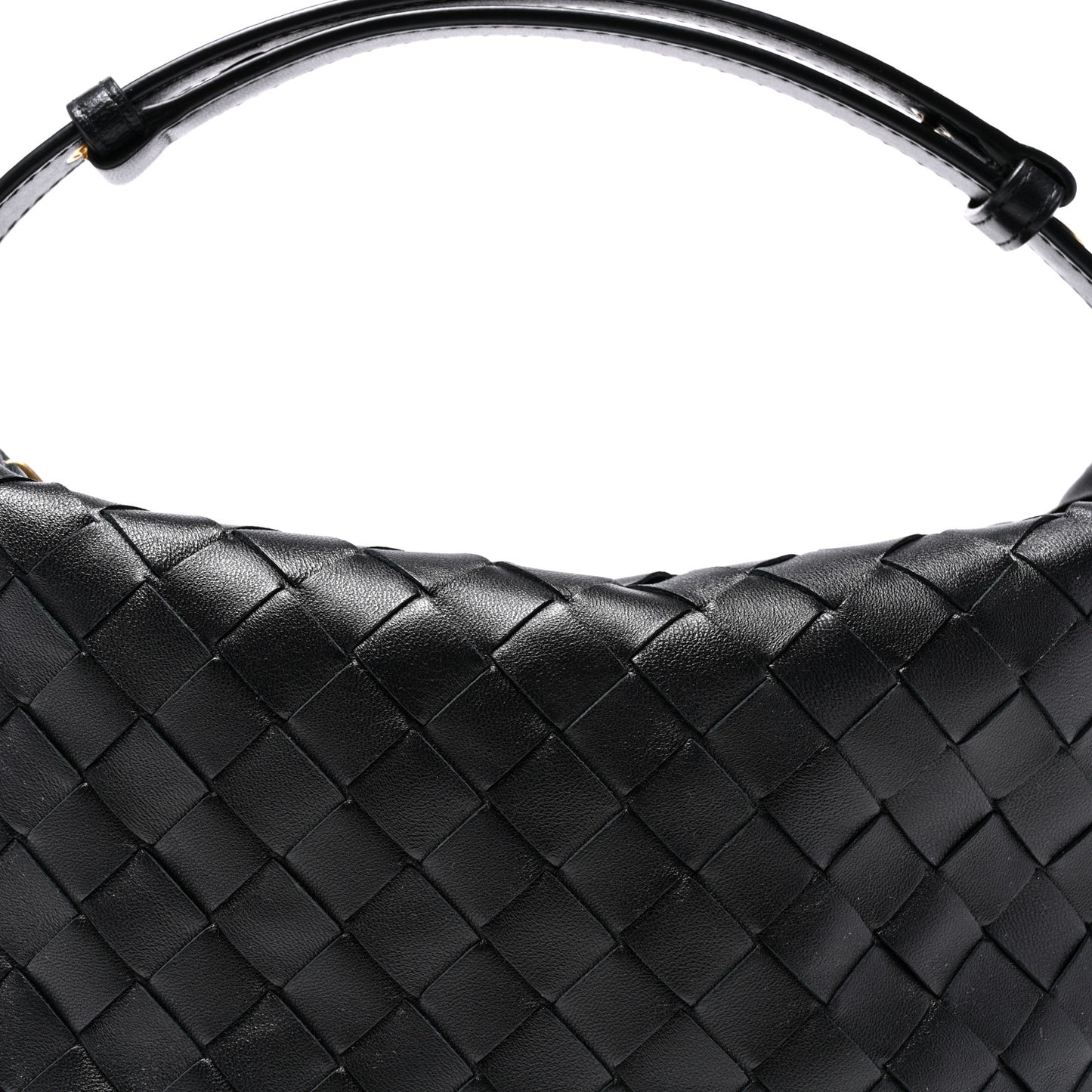 Calfskin Nappa Intrecciato Mini Wallace Black