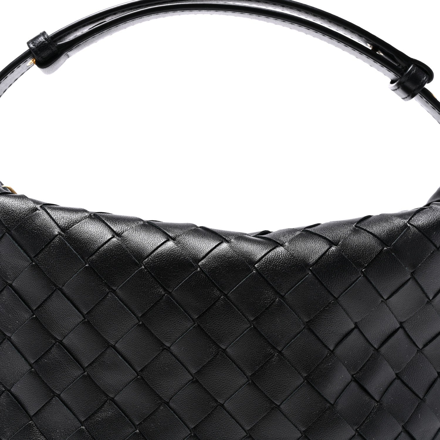 Bottega Veneta Calfskin Nappa Intrecciato Mini Wallace Black 8 of 10
