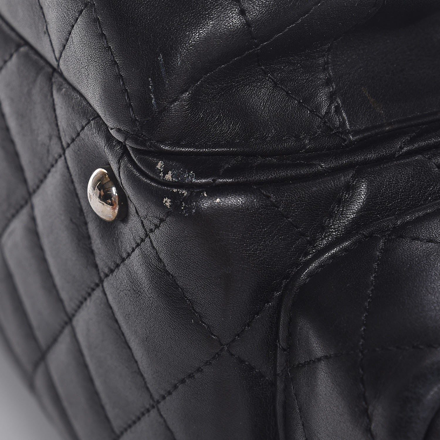 Chanel Calfskin Quilted Small Cambon Multipocket Reporter Black 10 of 10