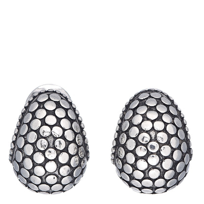 John Hardy Sterling Silver Buddha Belly Dot Earrings 1 of 4