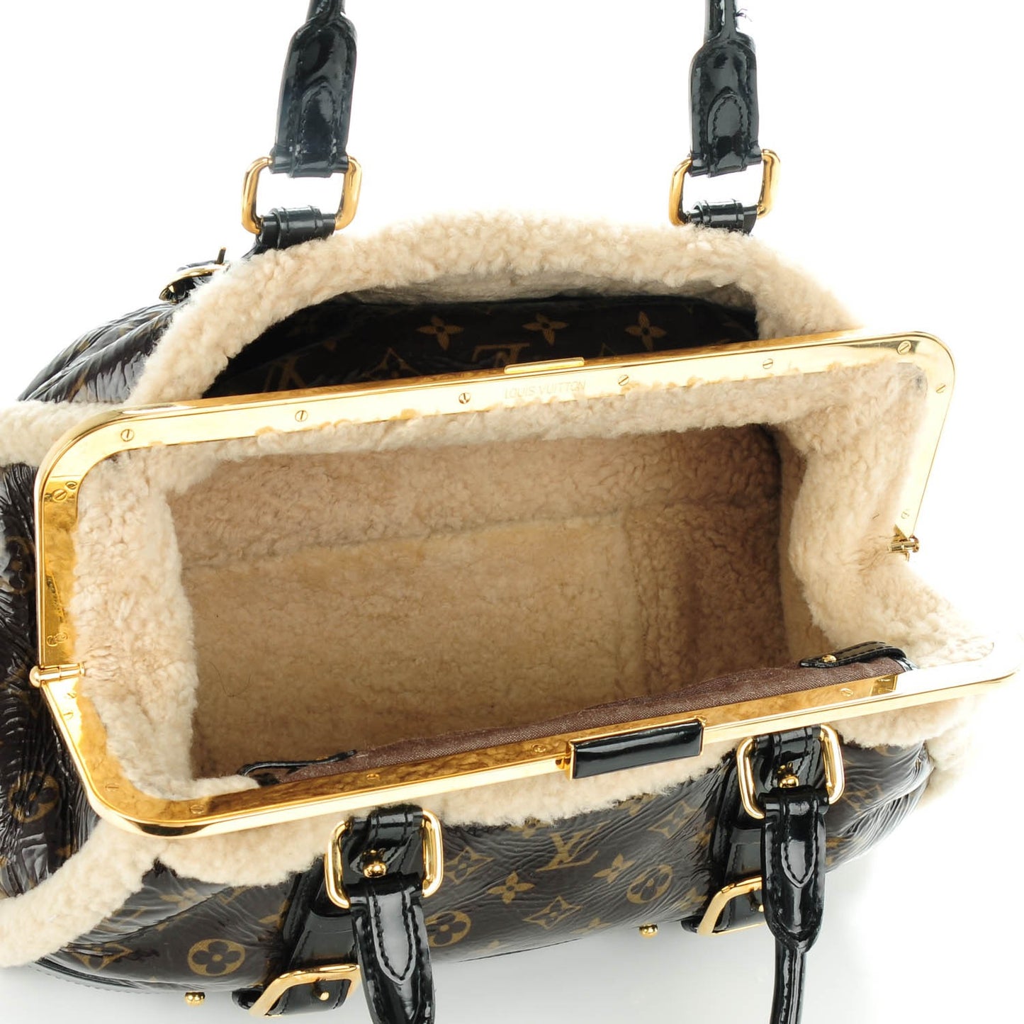 Monogram Shearling Sac Storm