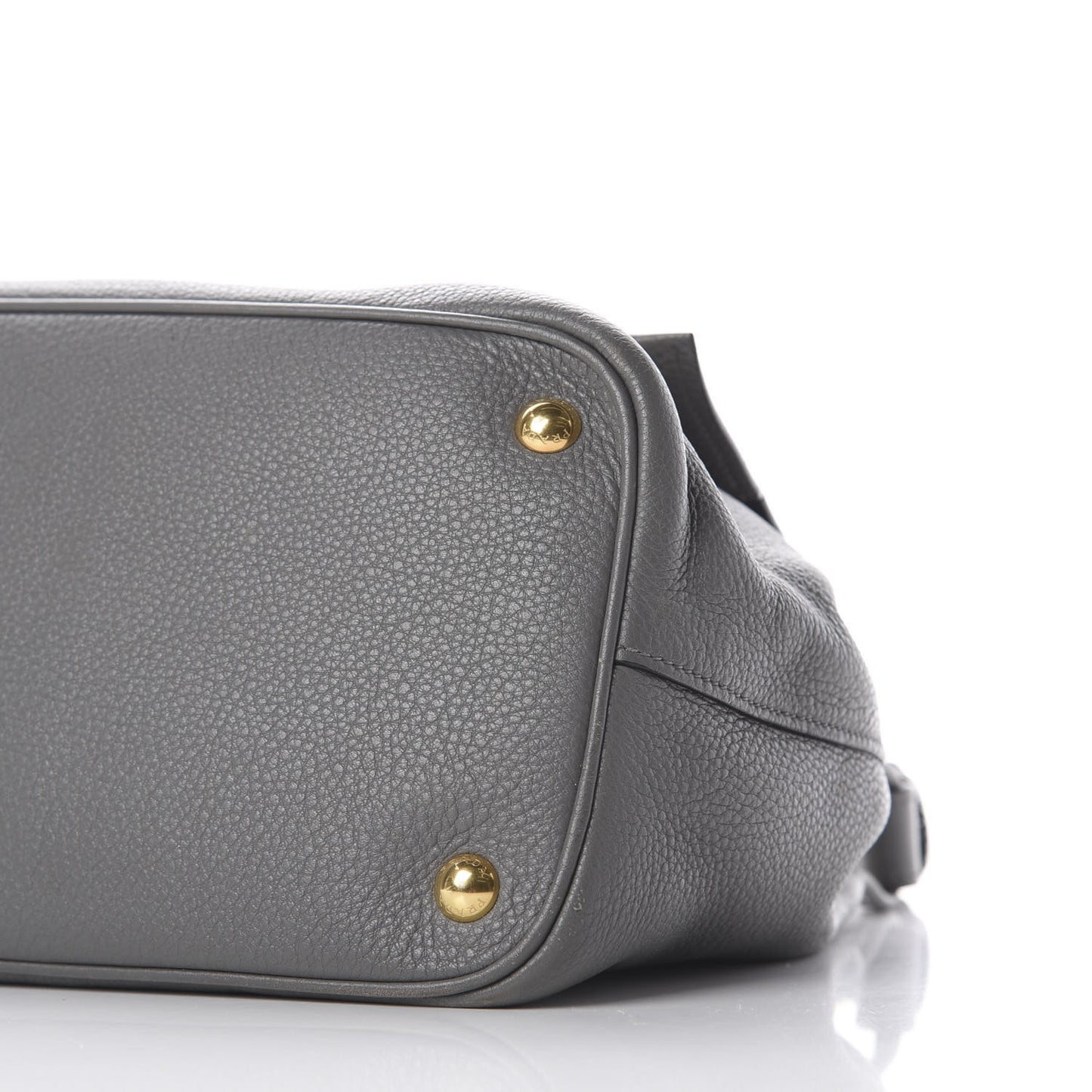Vitello Daino Flap Shoulder Bag Marmo