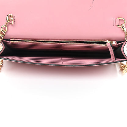 Gucci Guccissima Icon Chain Wallet Carmine Rose 5 of 11