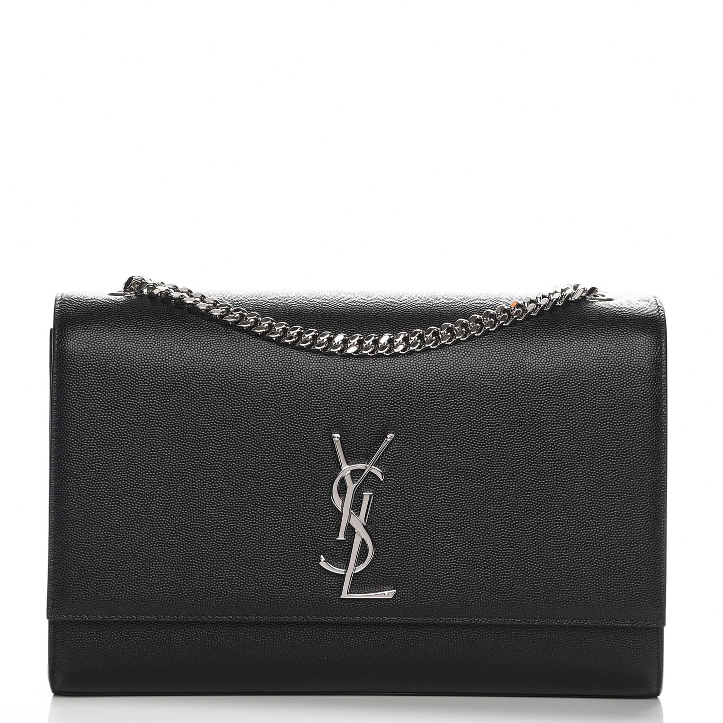 Grain De Poudre Large Classic Monogram Kate Satchel Black
