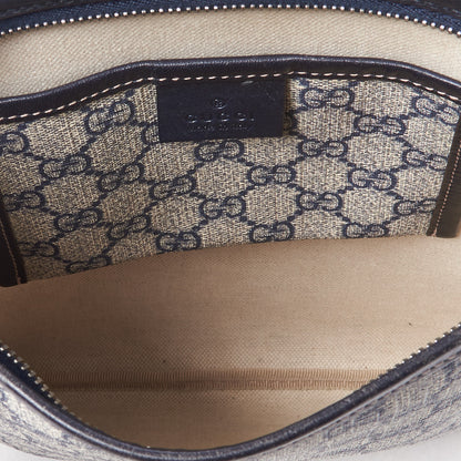 Gucci GG Plus Monogram Signature Web Loop Messenger Blue 4 of 7