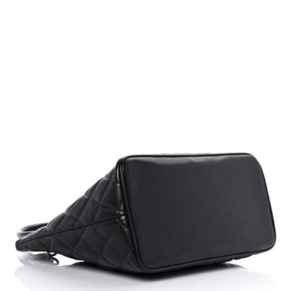 Chanel Caviar Quilted Medallion Tote Black 3 of 19