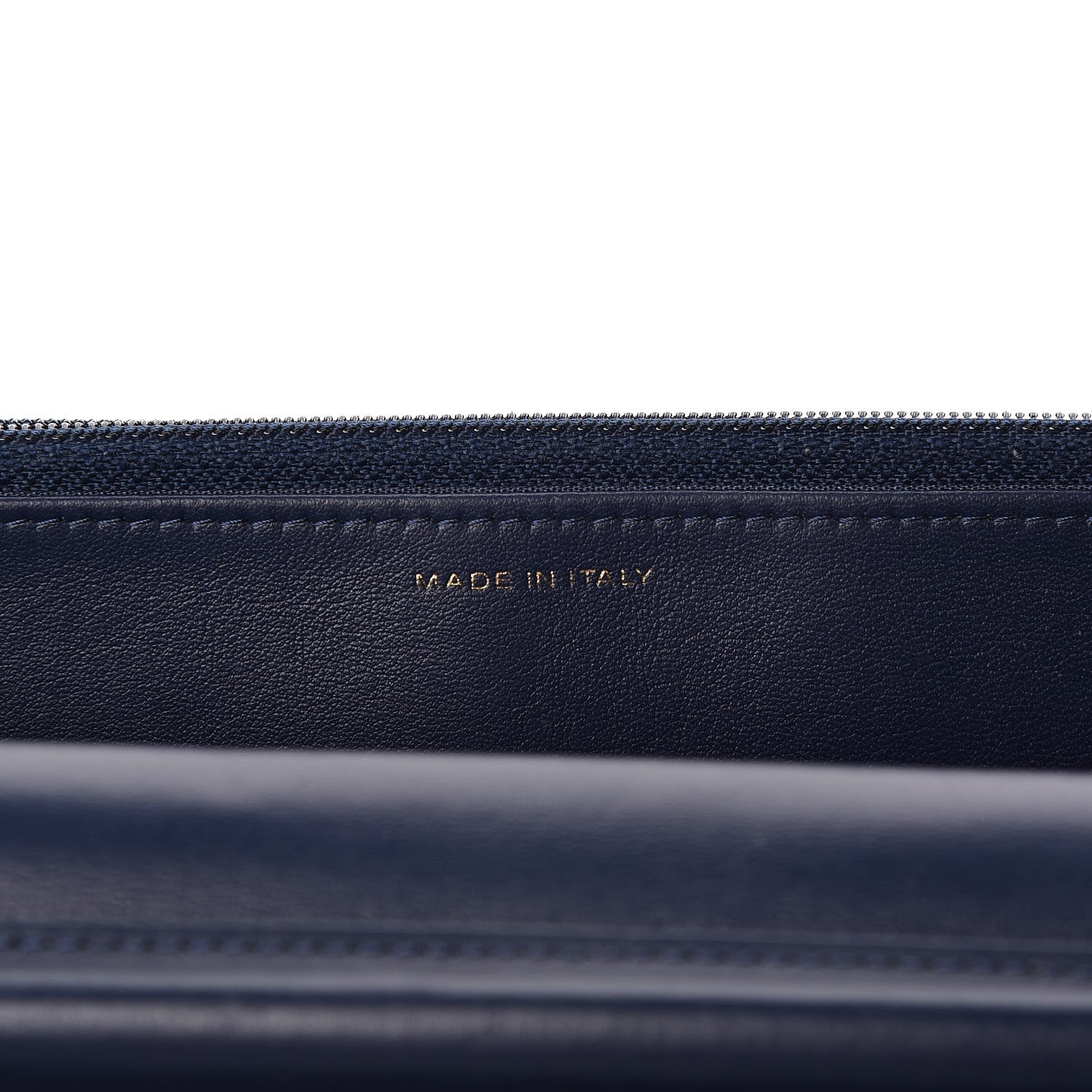Chanel Lambskin Quilted Boy Wallet On Chain WOC Navy Blue 9 of 13