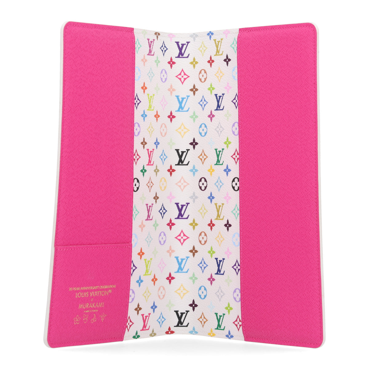 LV X TM Monogram Multicolor Emily Notebook Cover MM White