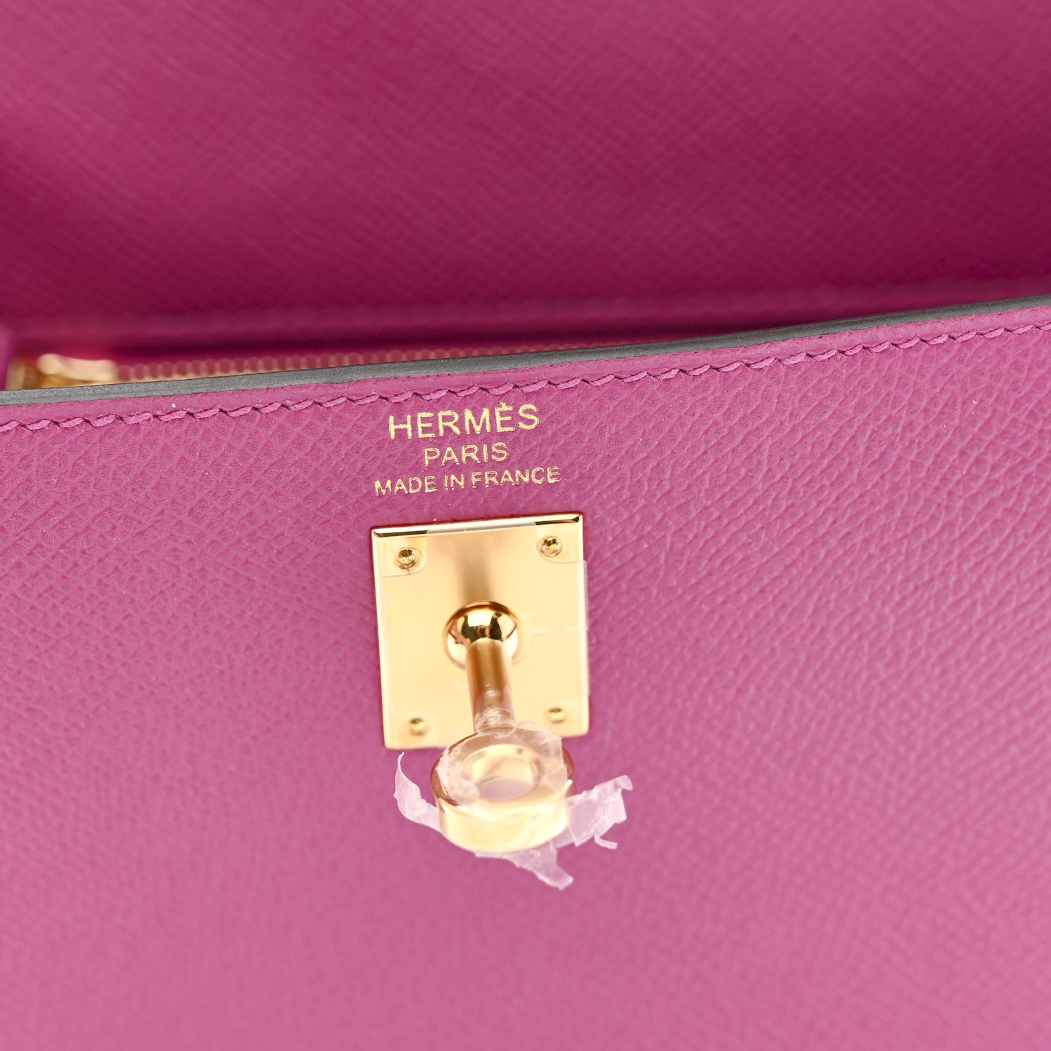 Hermes Epsom Kelly Sellier 25 Rose Pourpre 6 of 11