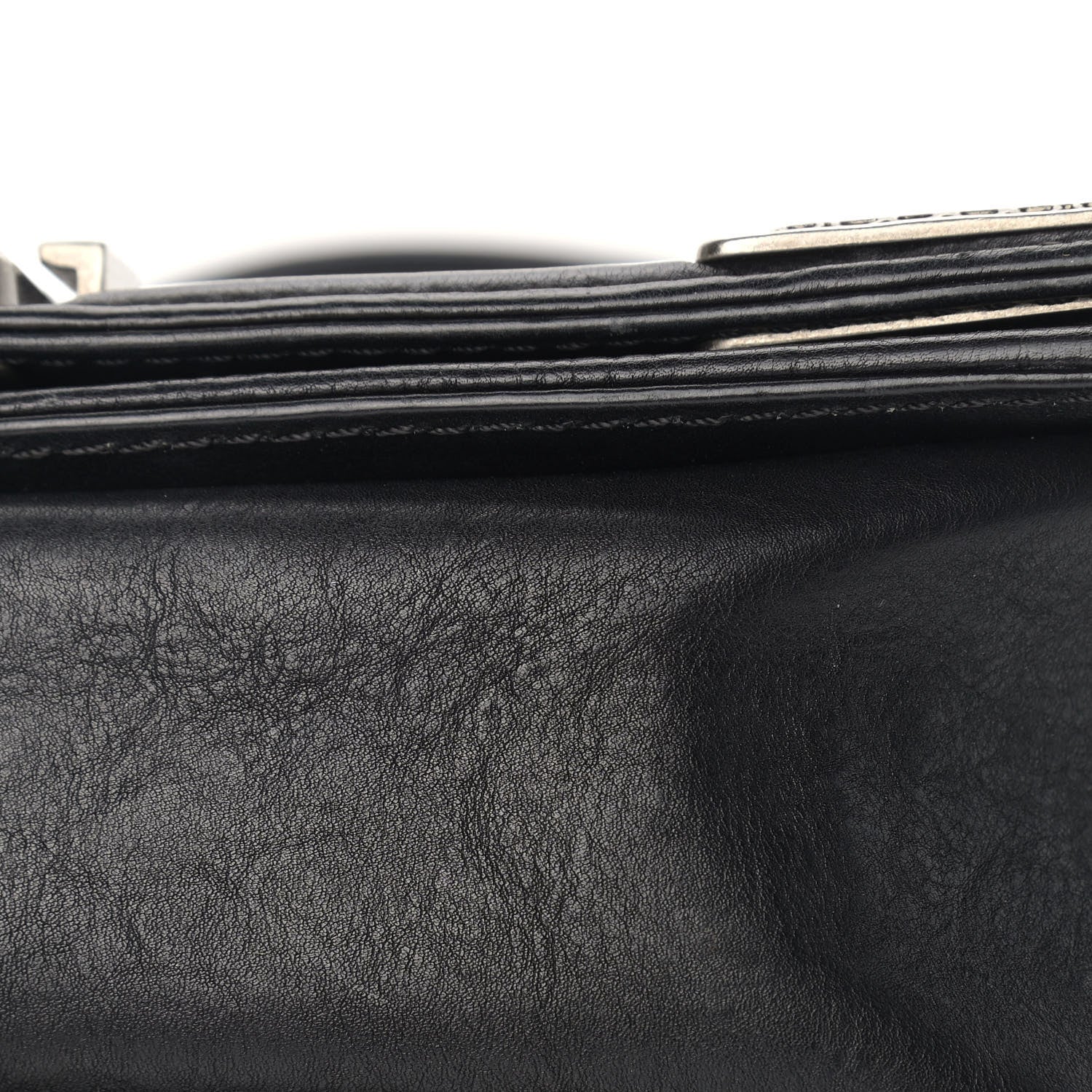 Chanel Calfskin Quilted Metal Embellished Paris Dallas Medium Boy Flap Black 10 of 13