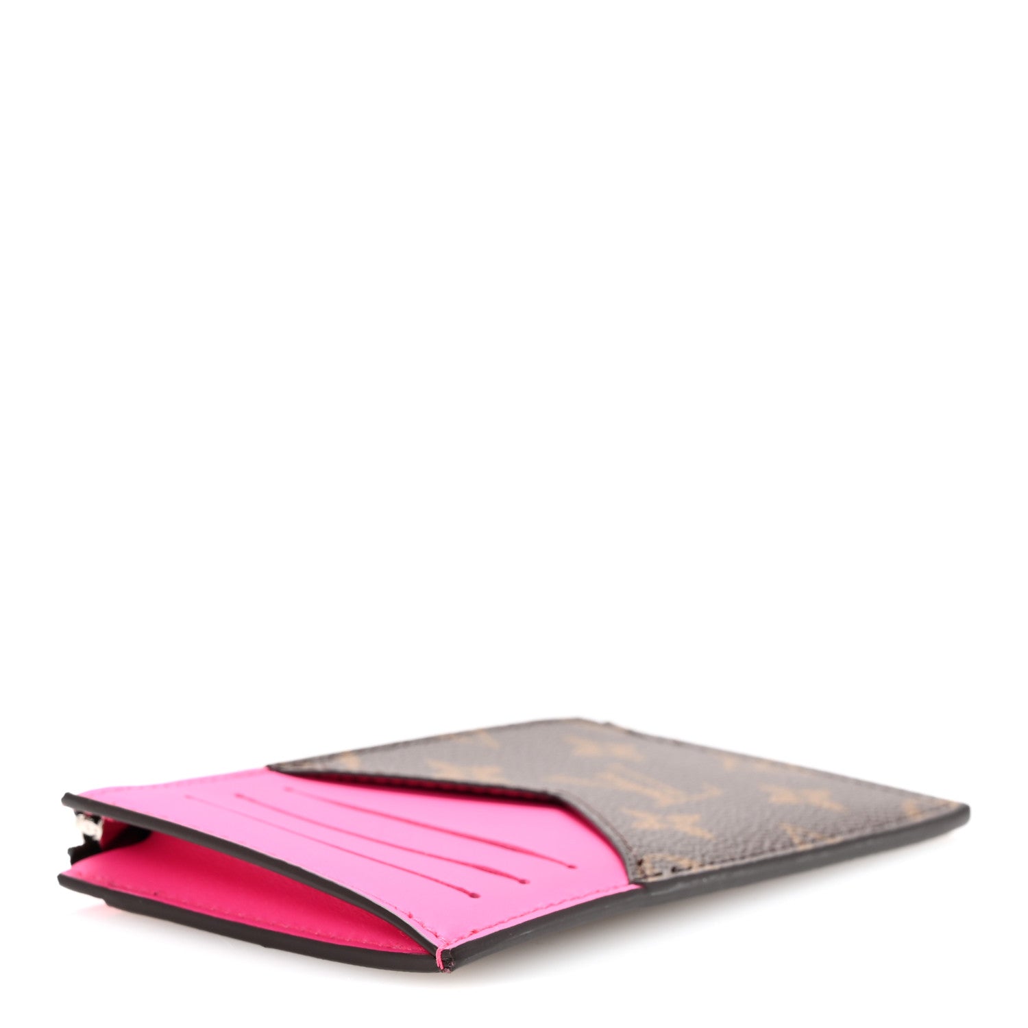 Louis Vuitton Monogram Calfskin Coin Card Holder Rose 4 of 8