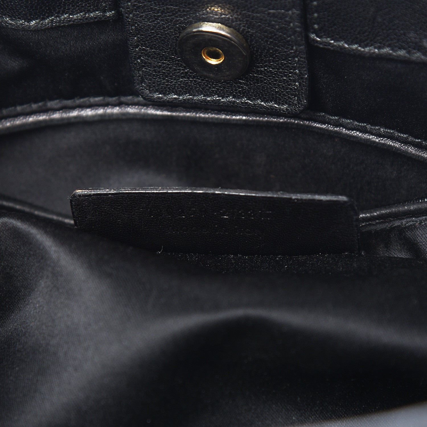 Saint Laurent Calfskin Saharienne Shoulder Bag Black 7 of 15