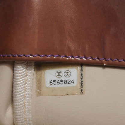 Chanel Patent Perforated CC Shopping Tote Pink 7 of 8