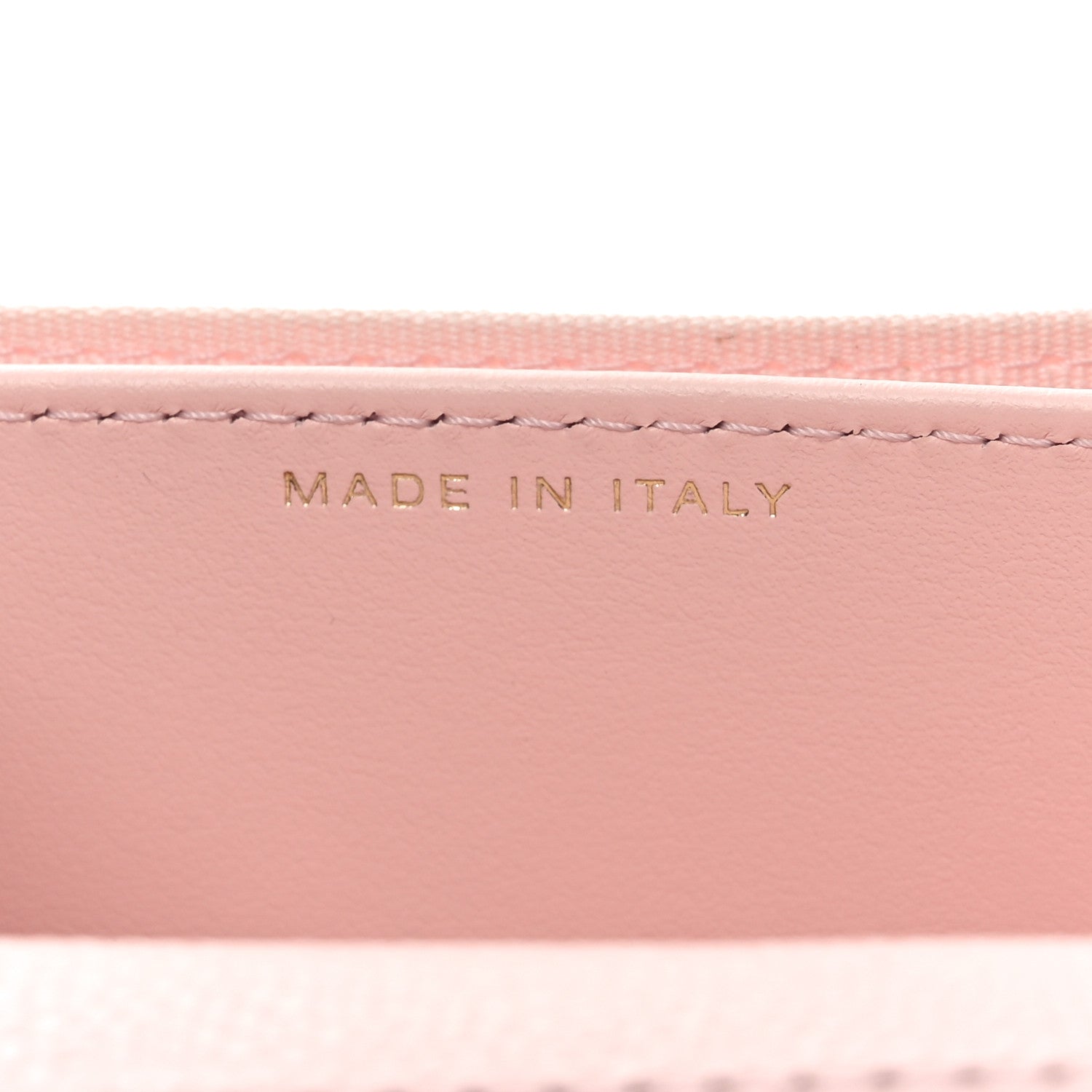 Chanel Caviar Quilted Flap Card Holder On Chain Pink 7 of 9