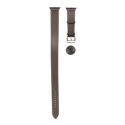 Hermes Swift 40mm Apple Watch Double Tour Band Etoupe 2 of 6