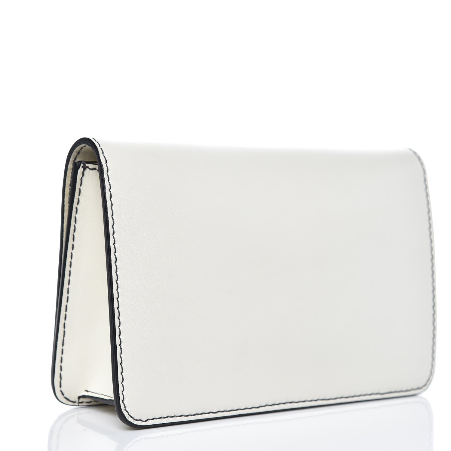 Christian Dior Smooth Calfskin Dio(r)evolution Flap Clutch White 3 of 6