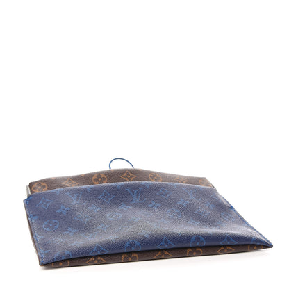 Louis Vuitton Monogram Small Outdoor Pouch Pacific Blue 4 of 14