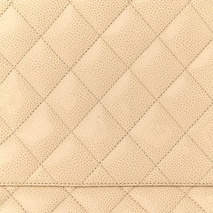 Chanel Caviar Quilted Medallion Tote Light Beige 12 of 15