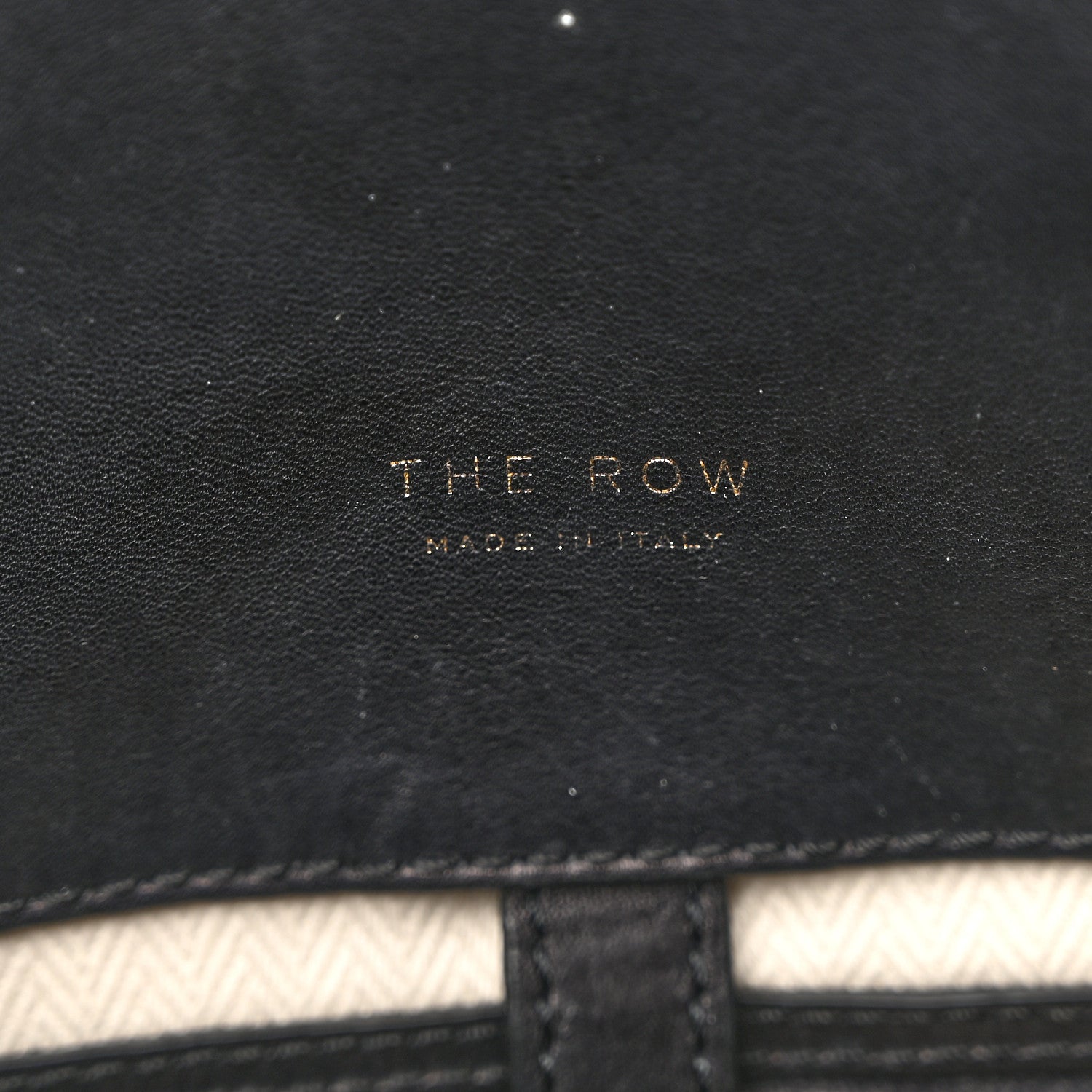 The Row Polished Saddle Calfskin Soft Margaux 12 Black 6 of 12