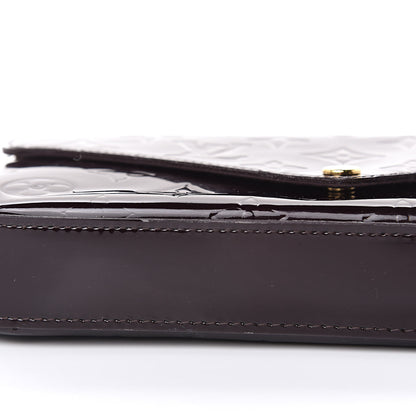 Louis Vuitton Vernis Pochette Felicie Chain Wallet Amarante 11 of 14