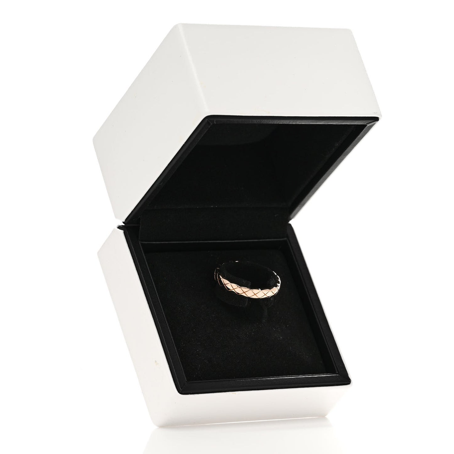 18K Beige Gold Mini Coco Crush Ring 55 7.25