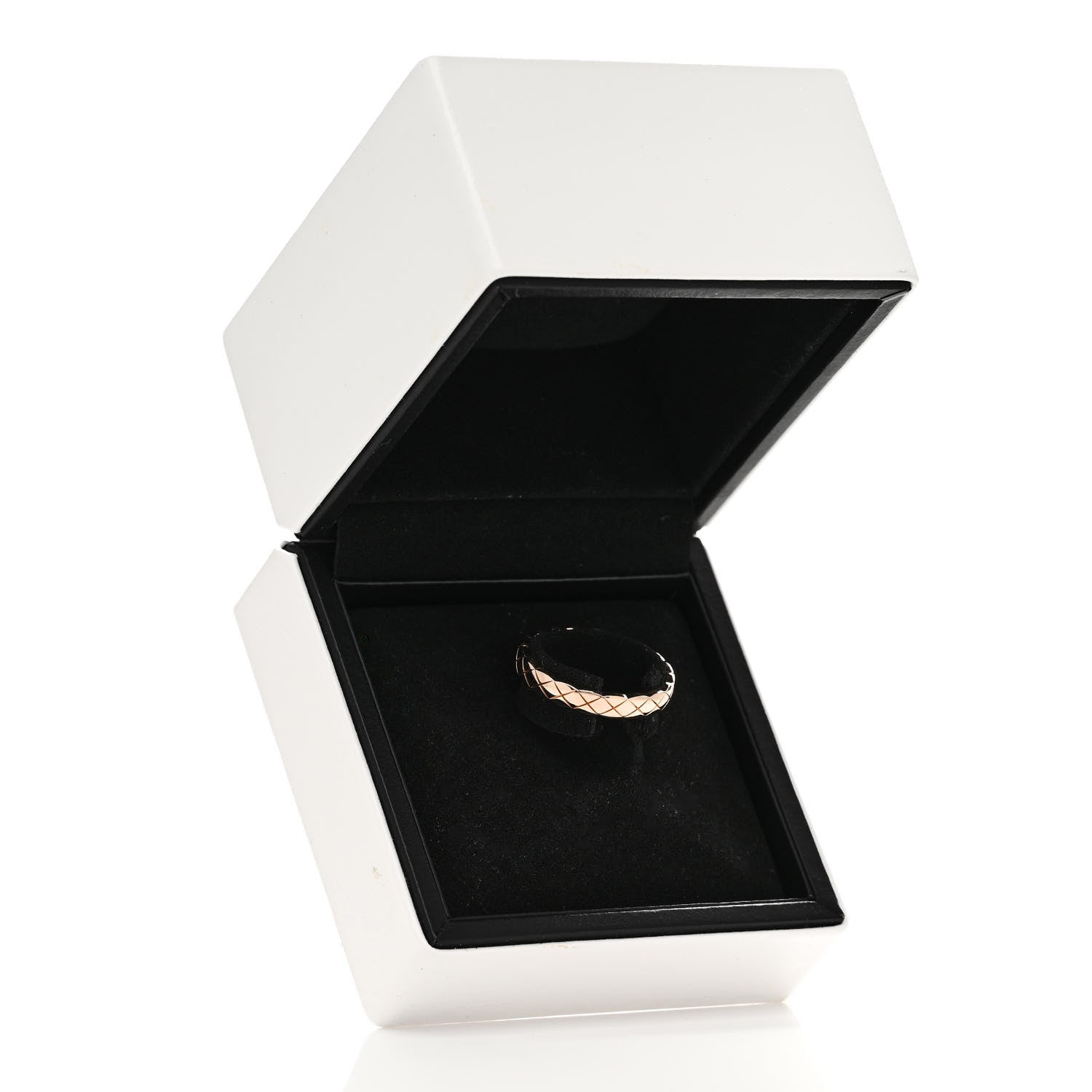 Chanel 18K Beige Gold Mini Coco Crush Ring 55 7.25 6 of 6