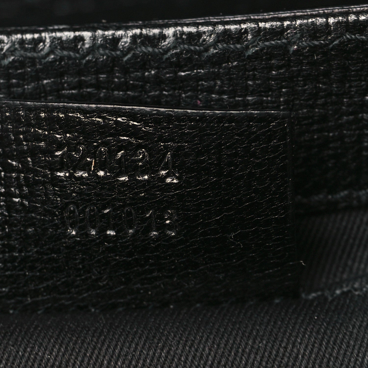 Gucci Textured Calfskin Horsebit Chain Clutch Black 6 of 8