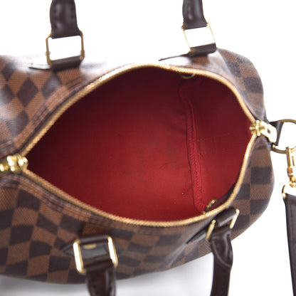 Louis Vuitton Damier Ebene Speedy Bandouliere 25 6 of 13