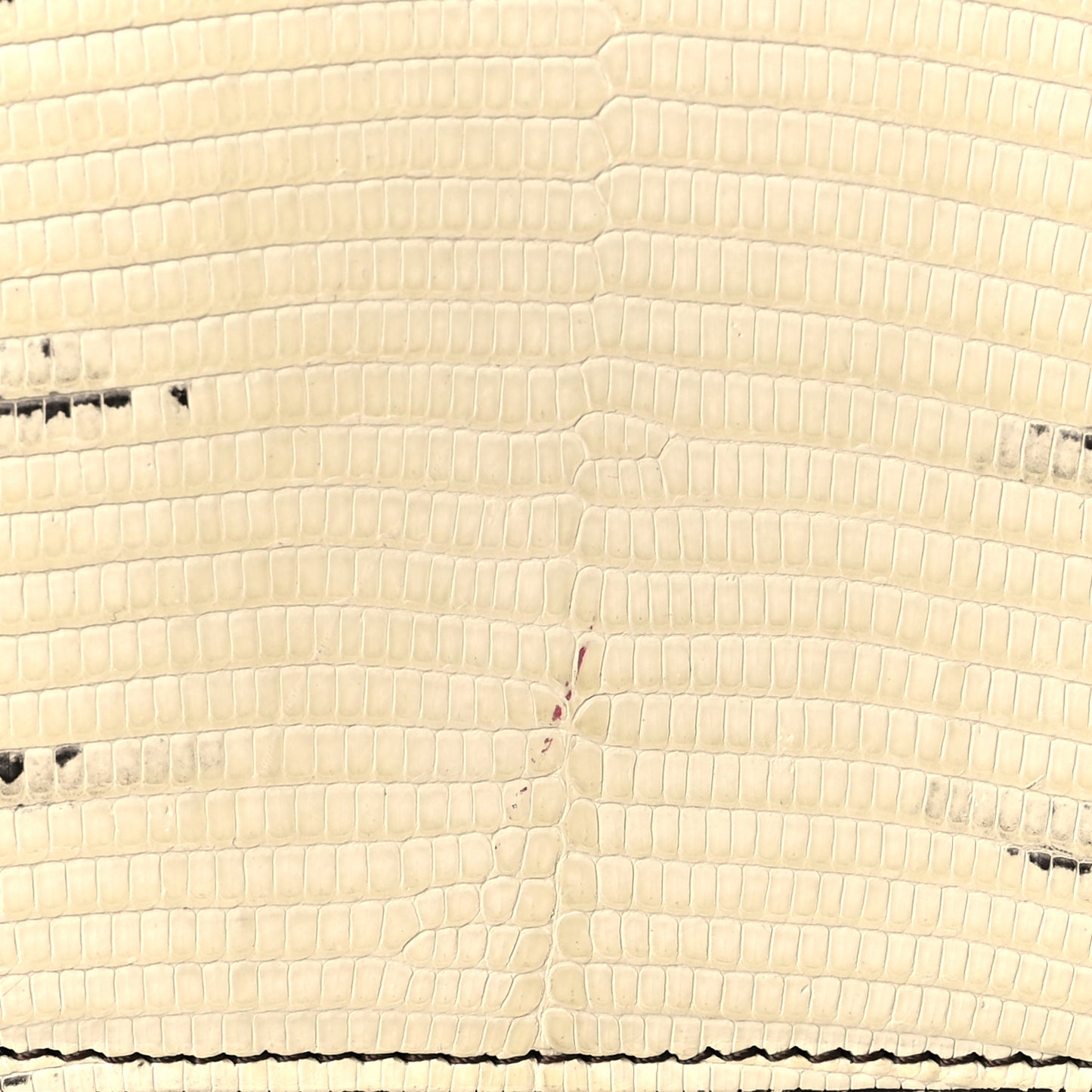 Lizard Medium Classic Box Flap Bag Natural