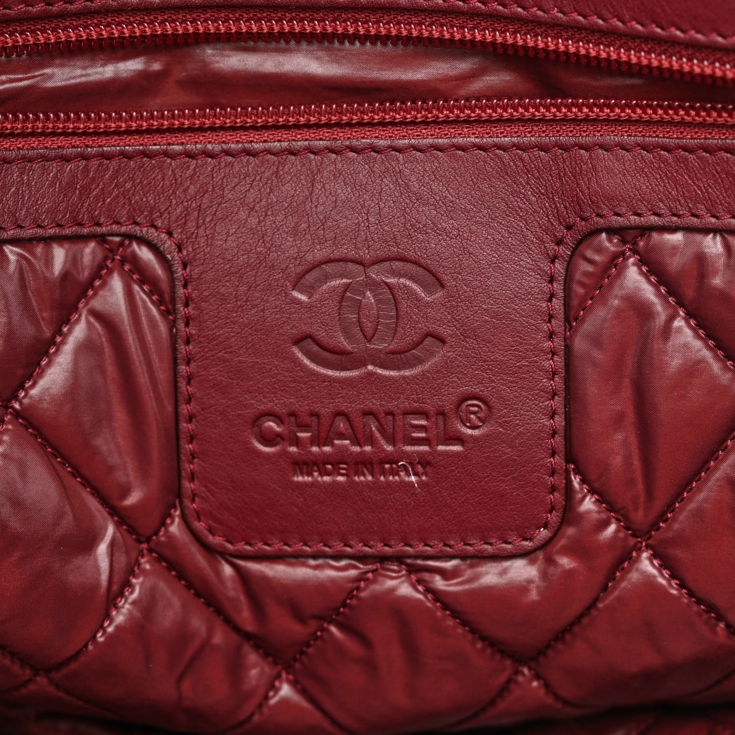 Chanel Nylon Coco Cocoon Medium Reversible Tote Navy 6 of 10