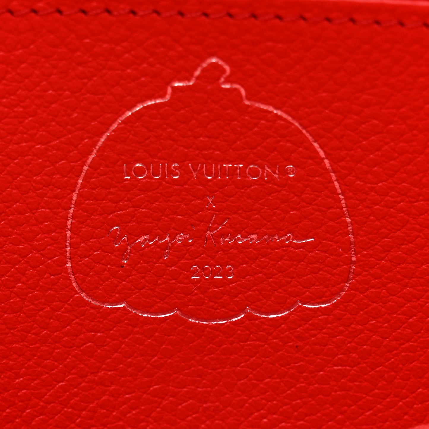 LV X YK Empreinte Dots Sarah Wallet Red White