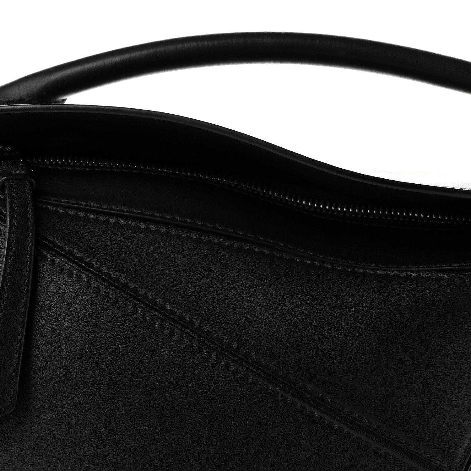 Loewe Calfskin Small Puzzle Bag Black 7 of 10