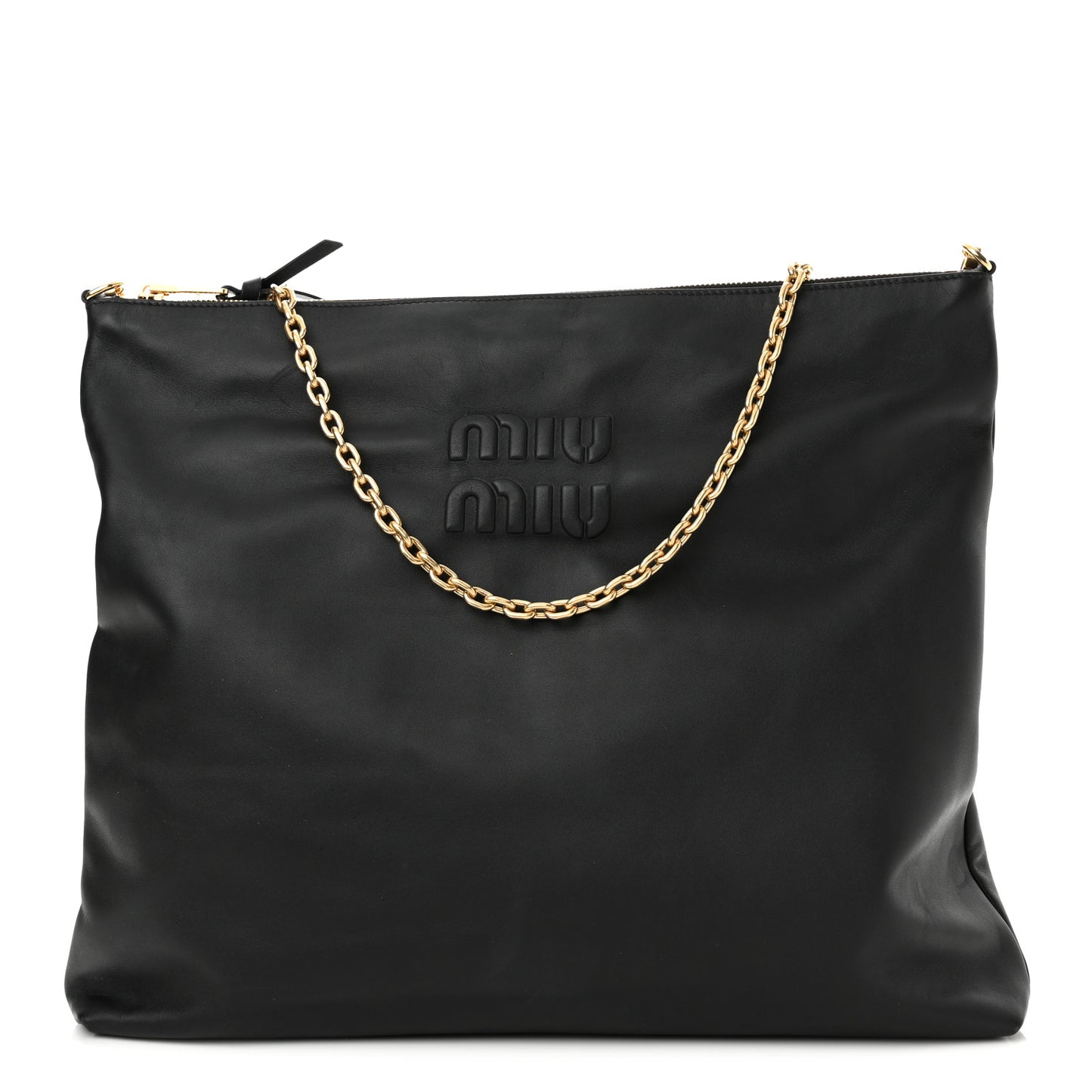 Soft Calf Softy Shoulder Bag Black