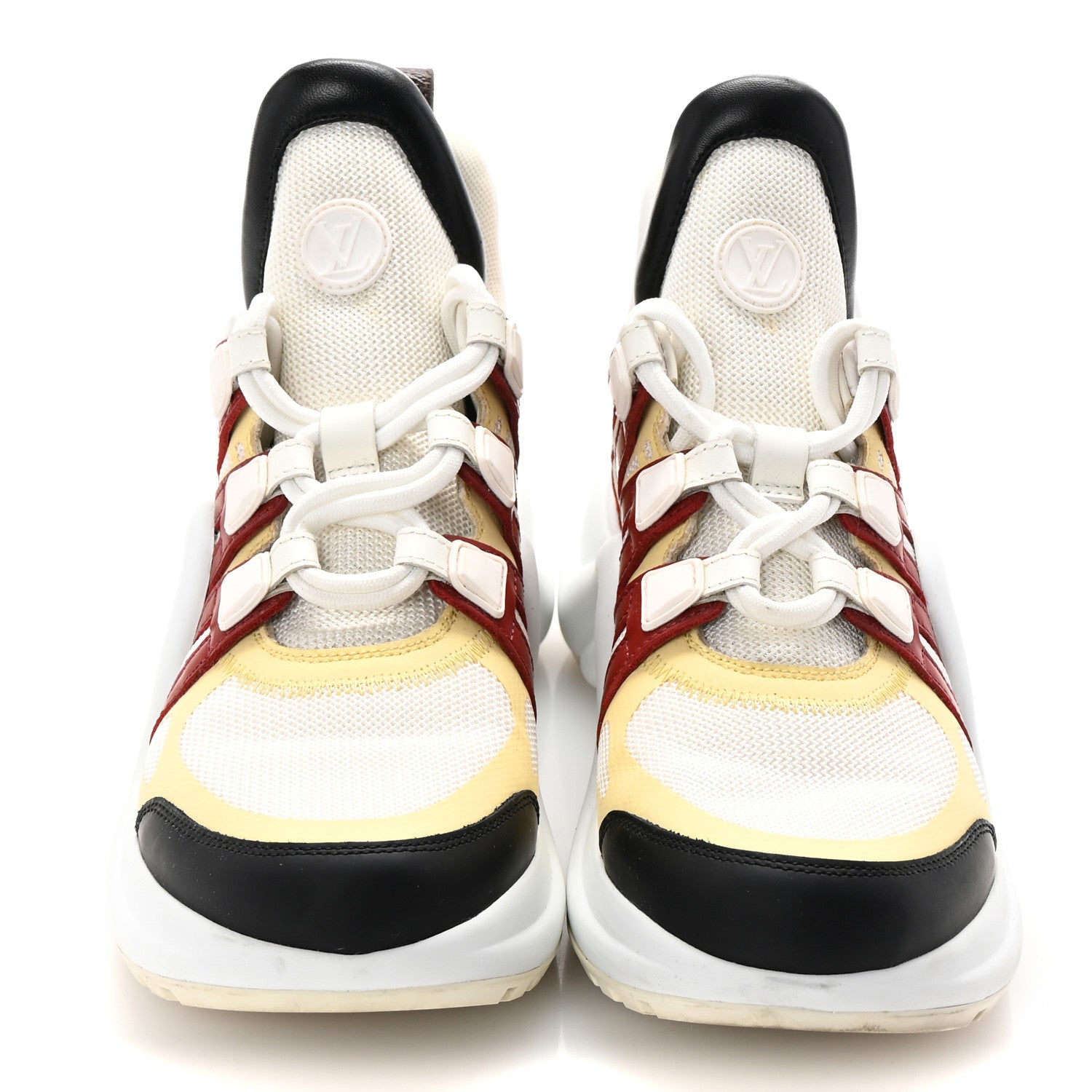 Louis Vuitton Calfskin Technical Nylon LV Archlight Sneakers 37 Terracotta 3 of 10